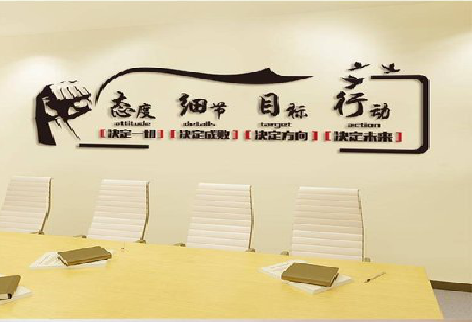 枣阳企业文化墙主要展示什么？