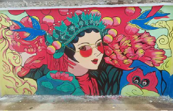枣阳墙体彩绘-网红墙