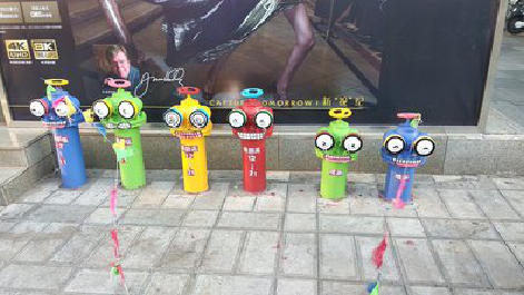 枣阳商业区彩绘