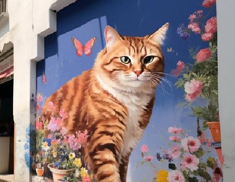 枣阳自己绘制有个性的手绘墙