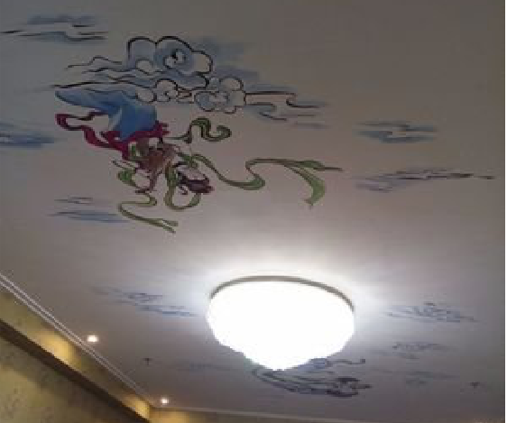 枣阳如何快速绘制天花板上的手绘墙？