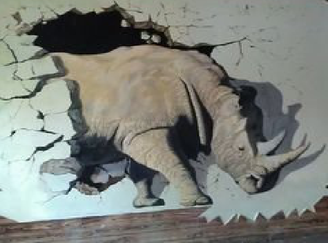 枣阳在墙绘中，如何绘制3D效果？