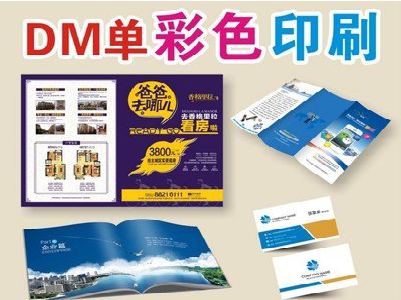 枣阳单页印刷，色彩搭配简单。